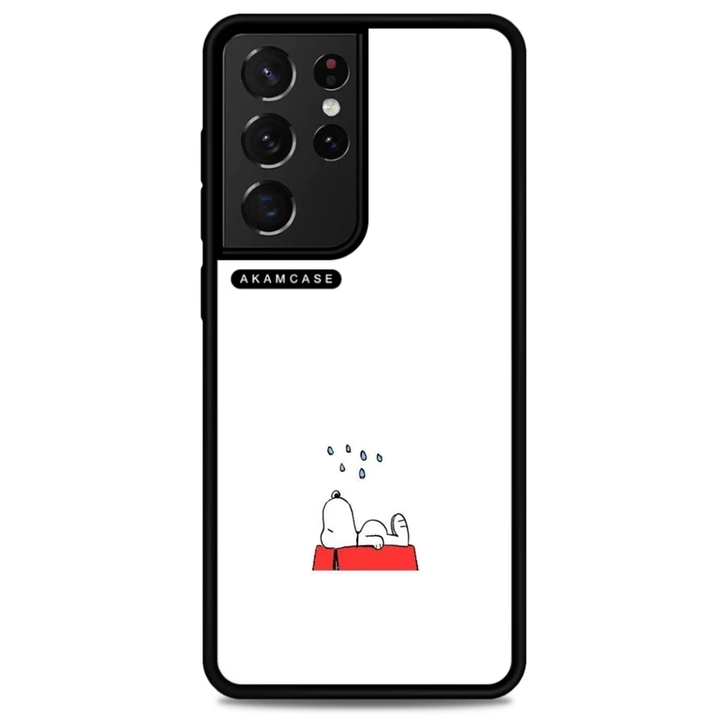 کاور آکام مدل AMC-WSGS21U-SNOOPY-35 مناسب برای گوشی موبایل سامسونگ Galaxy S21 Ultra