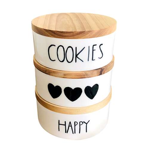 بانکه سرامیکی مدل کوکی مجموعه 3عددی