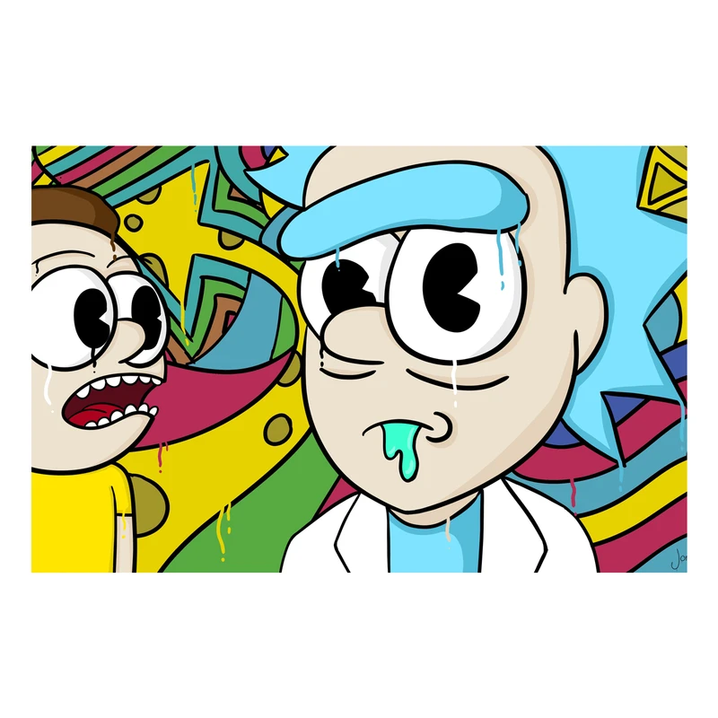 پوستر مدل ریک و مورتی Rick and Morty کد 2282