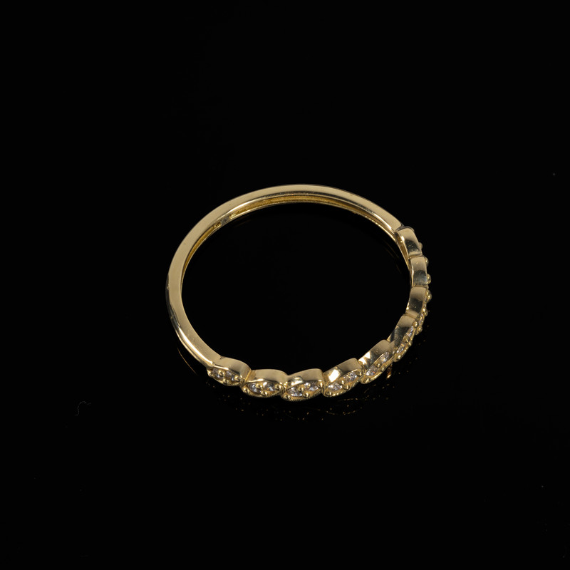 انگشتر طلا 18 عیار زنانه جواهری سون مدل 3214