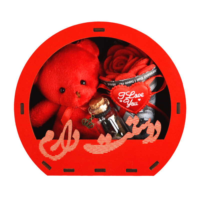 ست مناسبتی روز عشق مدل دایره مجموعه 4 عددی