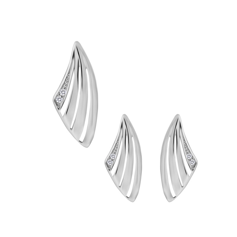 نیم ست نقره زنانه اقلیمه مدل NN399 نیم ست نقره زنانه اقلیمه مدل NN399