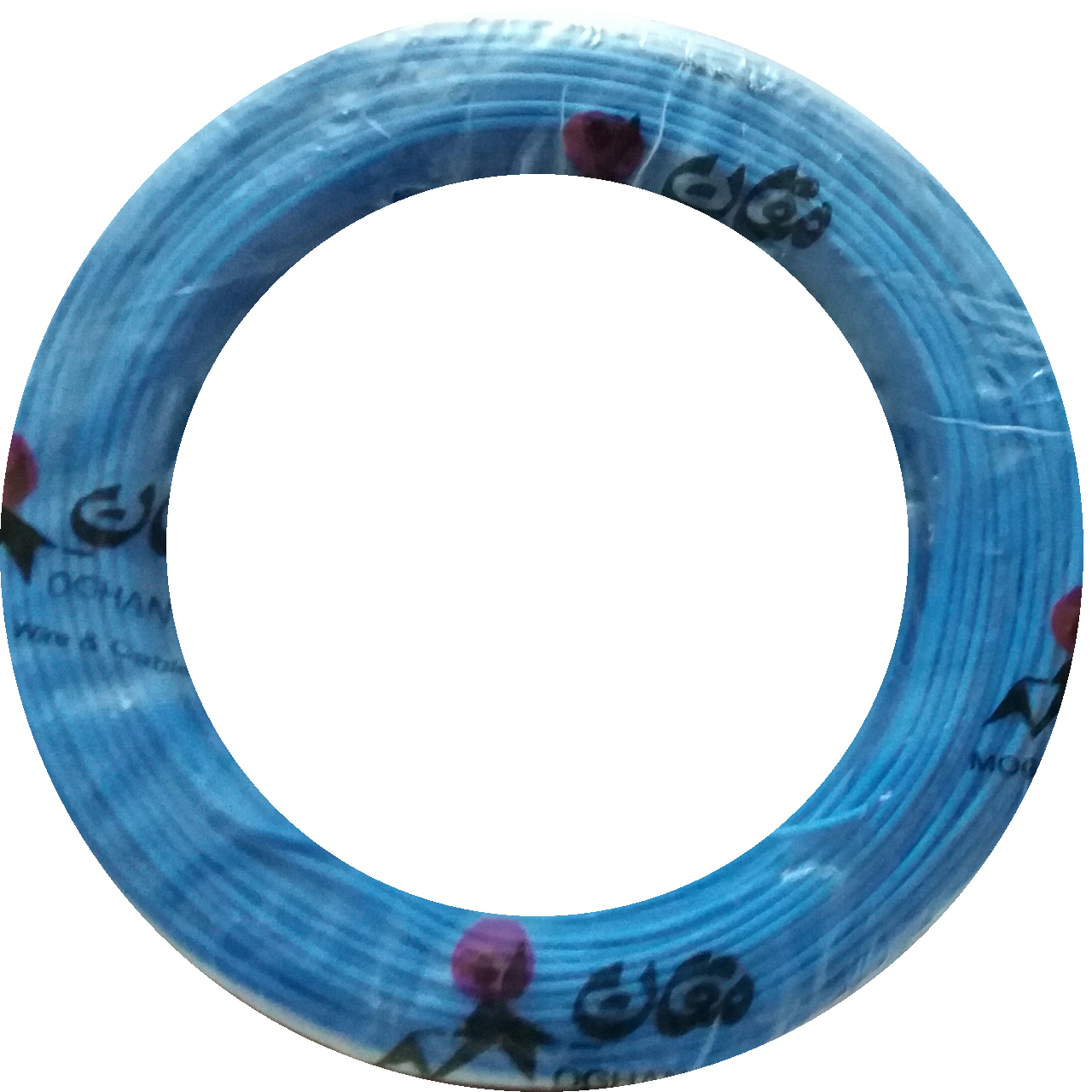 سیم برق افشان 1 در 0.5 سیم و کابل مغان مدل Pure 99.99 Blue