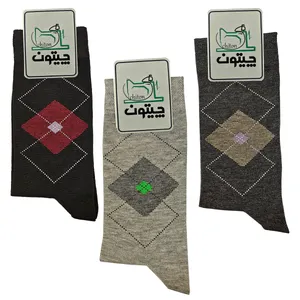 جوراب ساق بلند مردانه چیتون مدل CHT-02 بسته 3 عددی