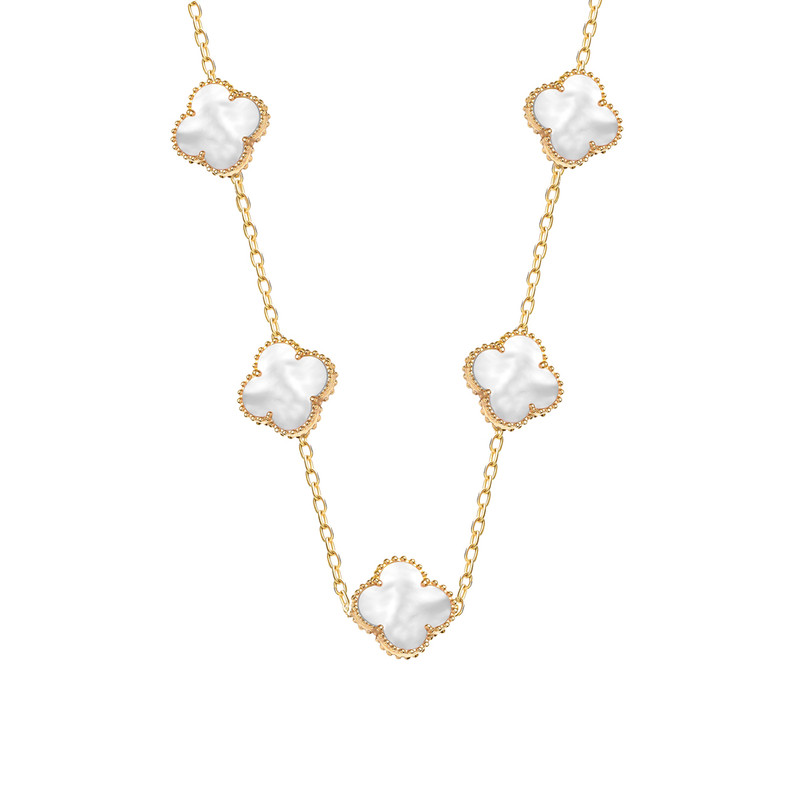 گردنبند طلا 18 عیار زنانه ماوی گالری مدل ونکلیف 5 س