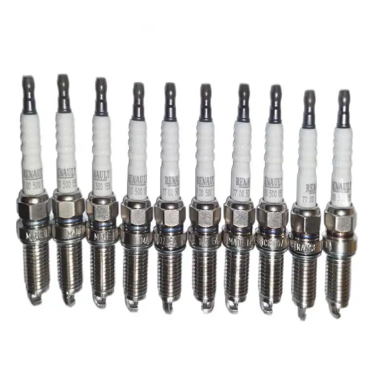 شمع خودرو رنو مدل پایه کوتاه تک پلاتین کد 7700500155 بسته 10 عددی