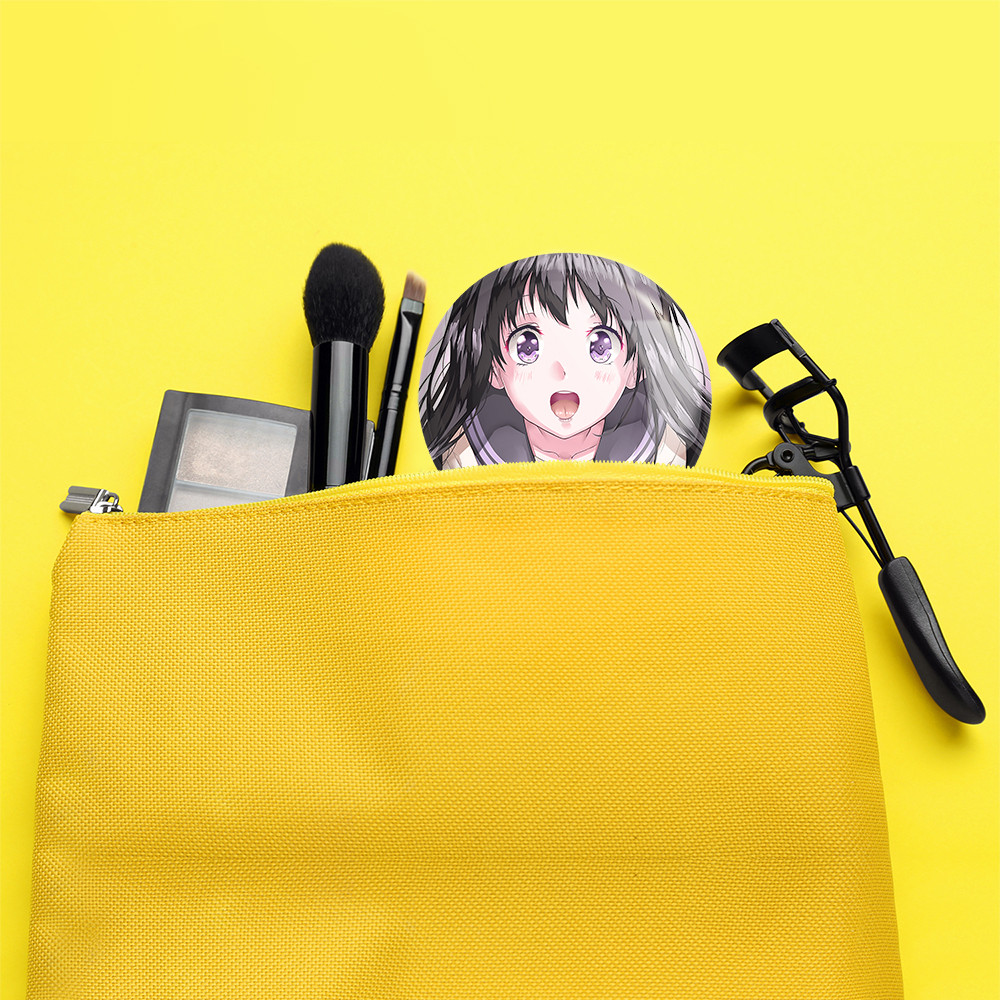 آینه جیبی خندالو مدل چیتاندا انیمه هیوکا Hyouka  کد 17063