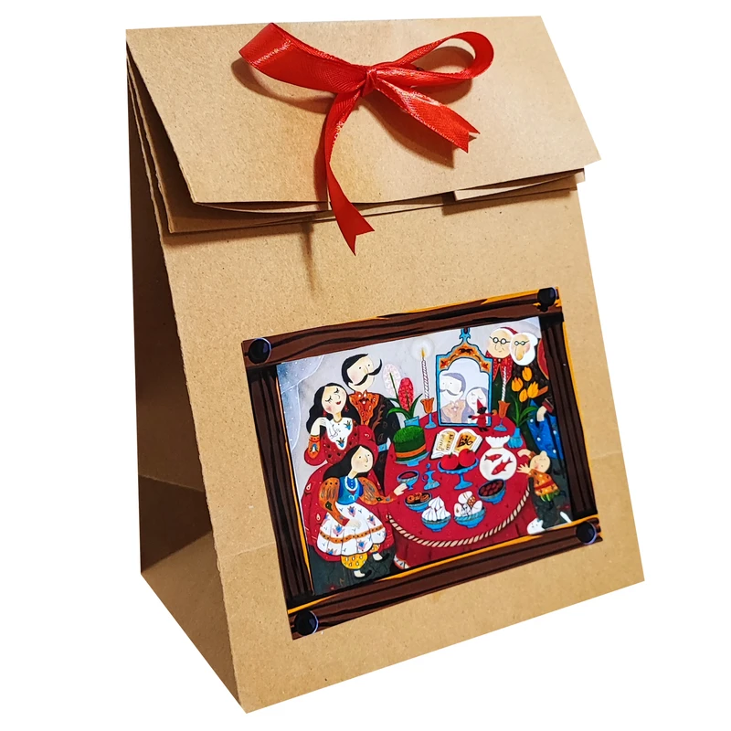 ساک هدیه مدل سال نو مجموعه 2 عددی