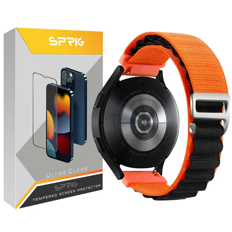 بند اسپریگ مدل Loop Alpine Dual Color مناسب برای ساعت هوشمند سامسونگ Galaxy Watch 5 40mm / Watch 5 44mm / Watch 5 pro 45mm