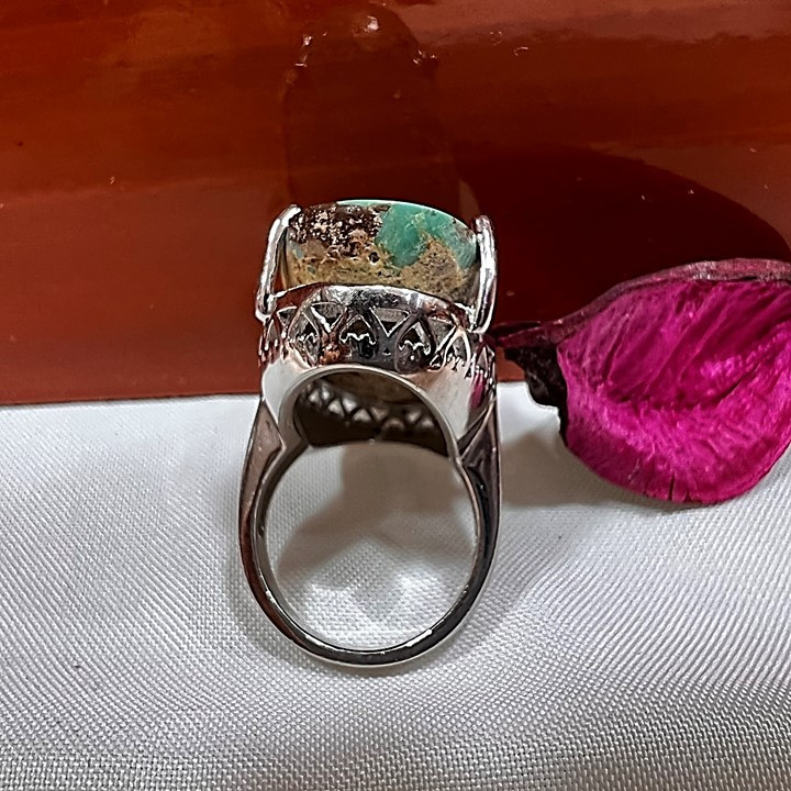 انگشتر نقره زنانه مدل فیروزه کد glsr-24900