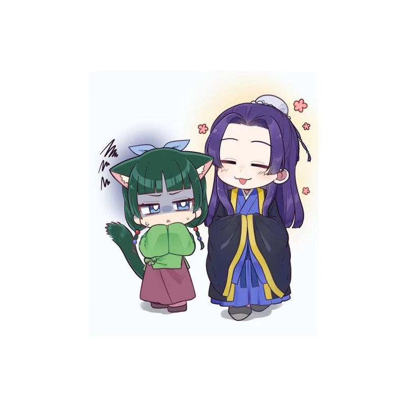 استیکر لپ تاپ و موبایل مدل انیمه طرح خاطرات داروساز The Apothecary Diaries کد 6164