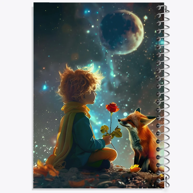 دفتر لیست خرید 50 برگ خندالو طرح شازده کوچولو کد N3052