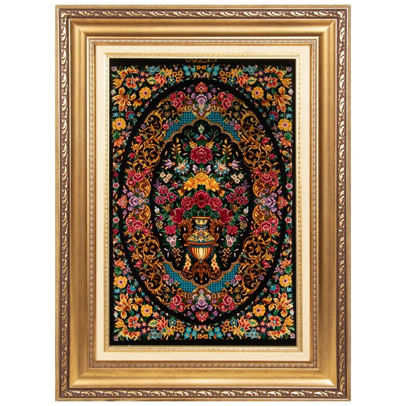 تابلو فرش دستباف سی پرشیا طرح گلدانی کد 904161