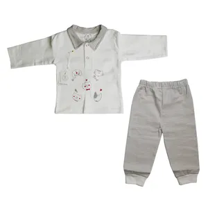 ست پولوشرت و شلوار نوزادی مدل animals