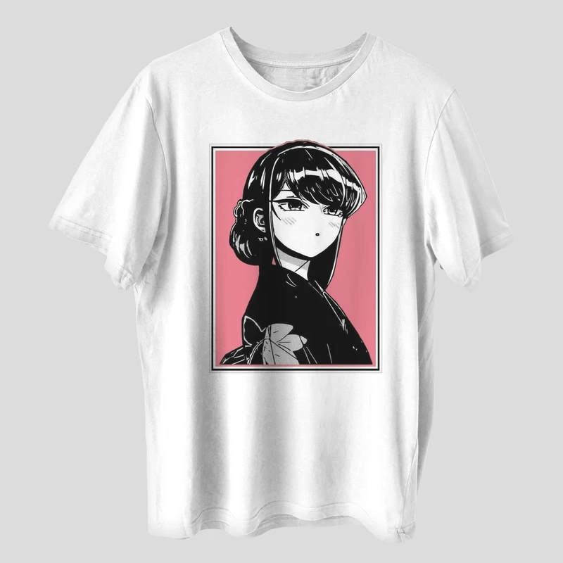 تی شرت آستین کوتاه دخترانه مدل انیمه ای کد anm307