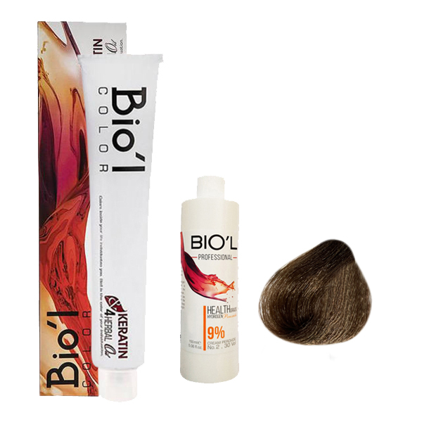 کیت رنگ مو بیول سری GOLDEN شماره 6.3 حجم 100 میلی لیتر رنگ بلوند طلایی تیره 