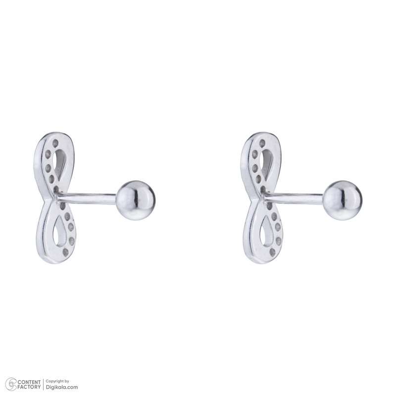 پیرسینگ نقره زنانه مایا ماهک مدل MSP028 بسته 2 عددی
