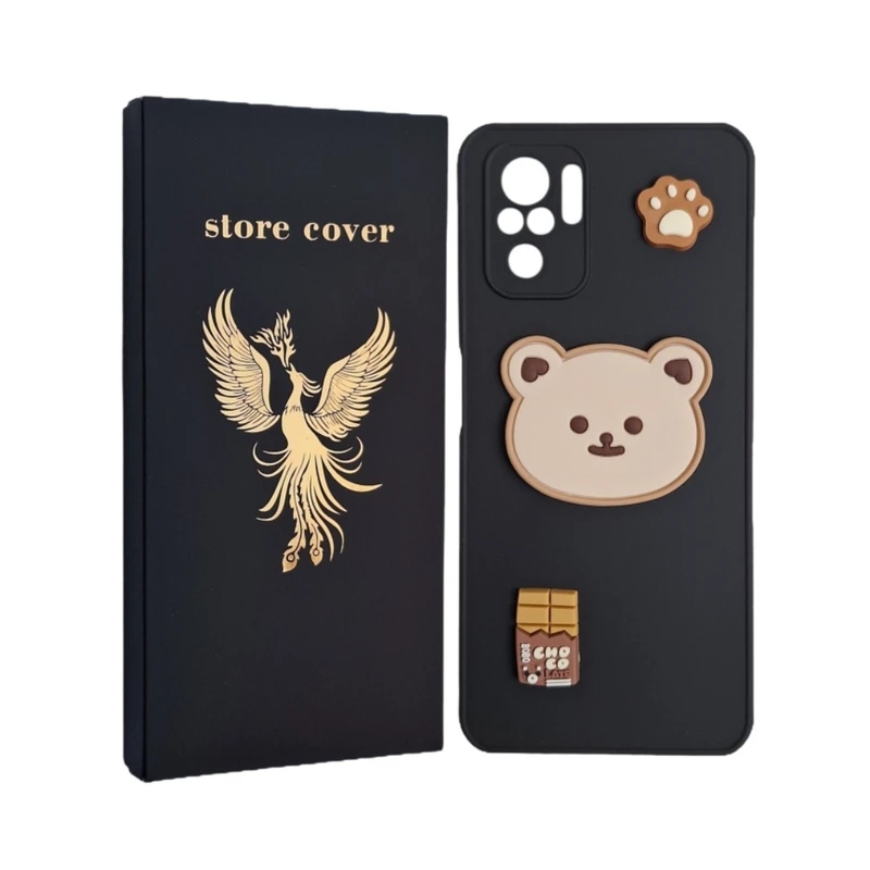کاور استور کاور طرح عروسک برجسته مدل note10 مناسب برای گوشی موبایل شیائومی Redmi Note 10 / Note 10S / Note 10 4G