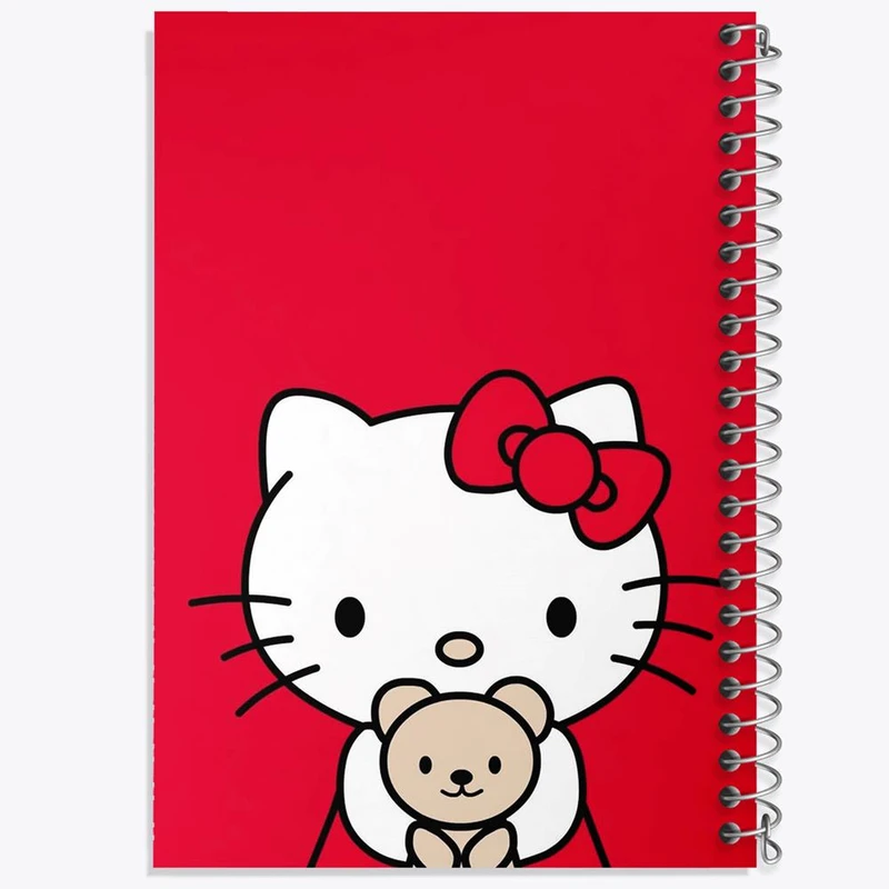 دفتر نقاشی 50 برگ خندالو مدل هلو کیتی کد 24739