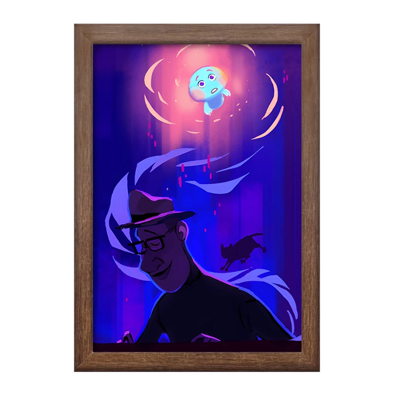 تابلو خندالو طرح انیمیشن روح کد F9808