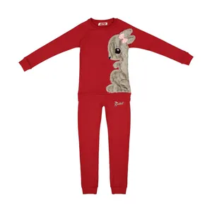 ست سویشرت و شلوار دخترانه  مادر مدل خرگوش