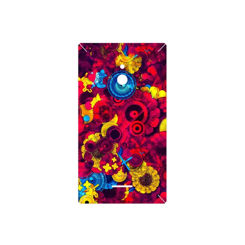 برچسب پوششی ماهوت مدل Vector Flower Garden Digital Art مناسب برای گوشی موبایل نوکیا XL