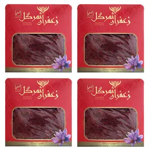  زعفران سرگل اعلاء ثمر گل - ۱۸.۴ گرم بسته ۴ عددی