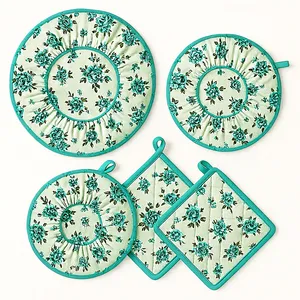 ست دمکنی 5 تکه طرح گلدار مدل 88