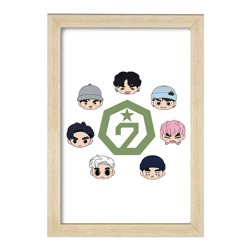 تابلو خندالو مدل گروه گات سون GOT7  کد 11653