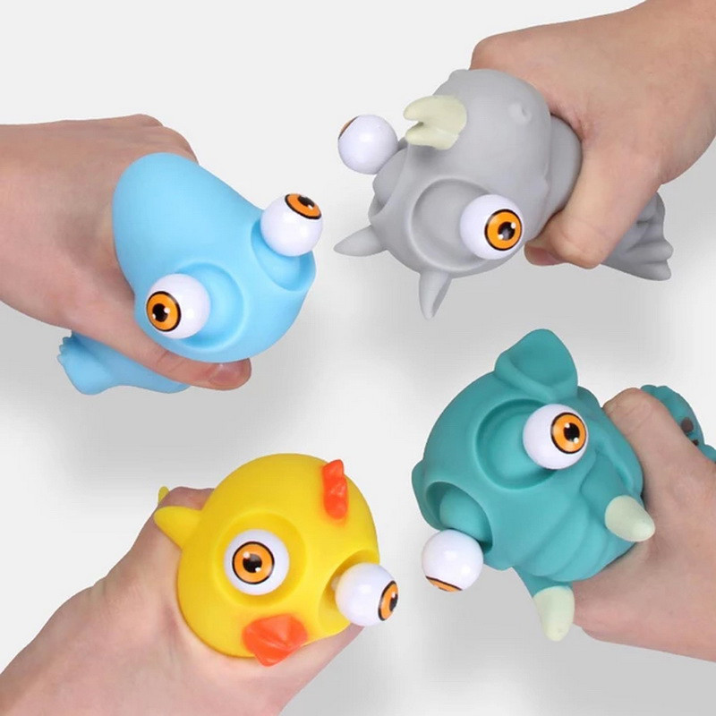 ابزار شوخی دنیای سرگرمی های کمیاب مدل Pop Out eyes طرح دایناسور کد DSK-A306