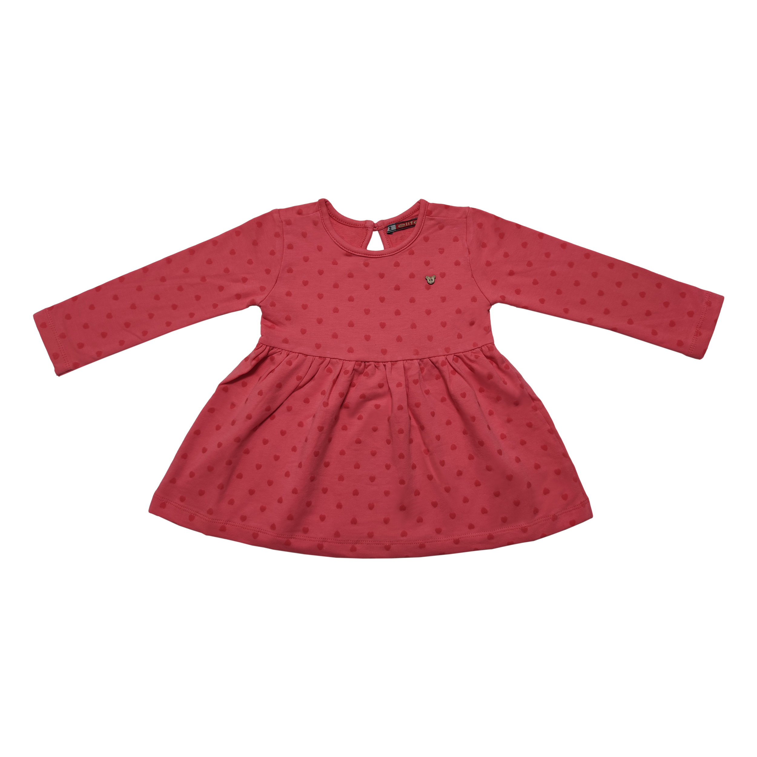 پيراهن دخترانه اليت مدل قلبي كد 3-714