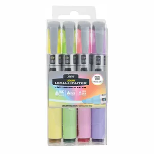 ماژیک هایلایتر سِرو مدل LiQUID-PASTEL بسته 4 عددی