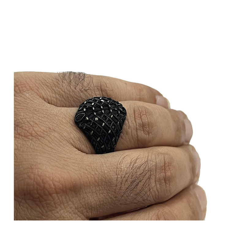 انگشتر نقره مردانه مدل عقیق 07 انگشتر نقره مردانه مدل عقیق 07