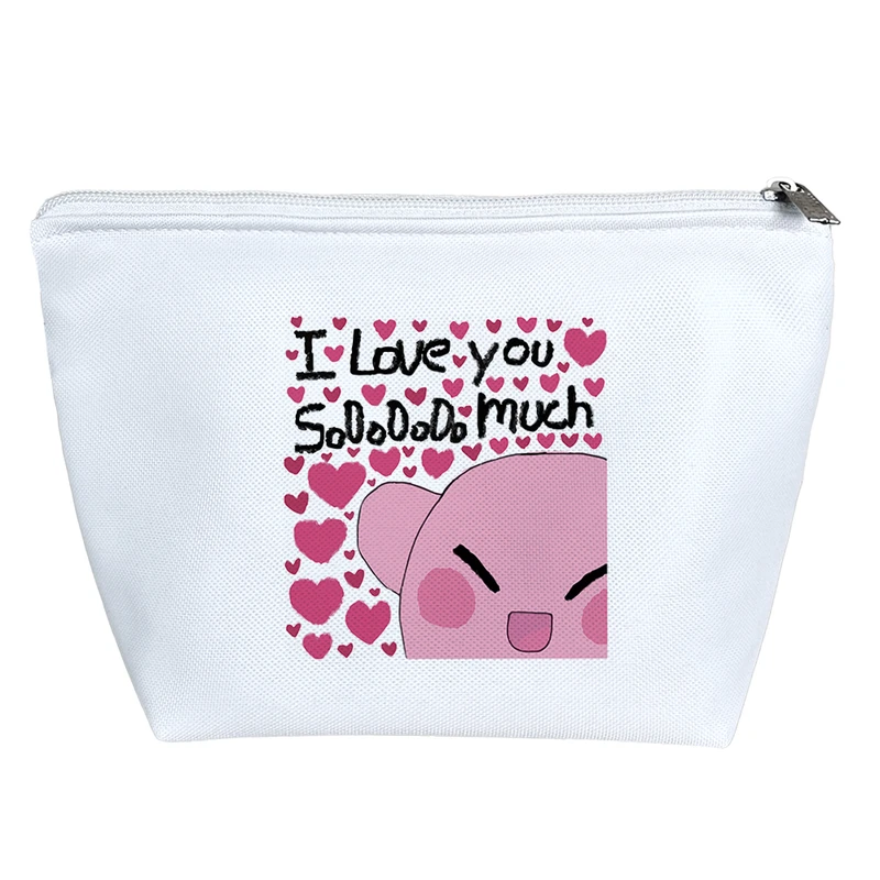 کیف لوازم آرایش دخترانه خندالو مدل I Love You کد 8374