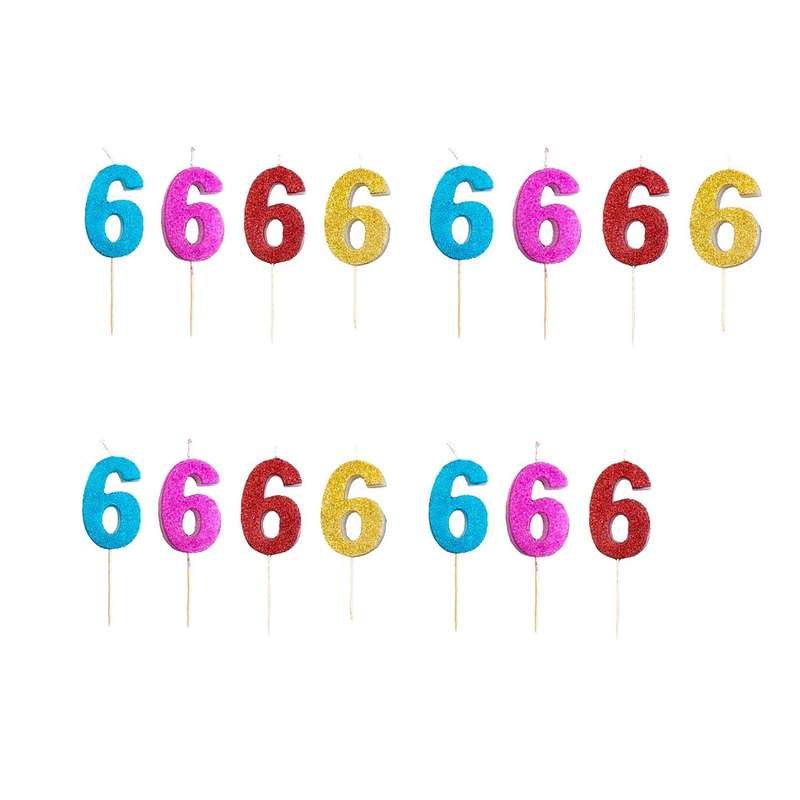 شمع تولد مدل اکلیلی 515 بسته 15 عددی