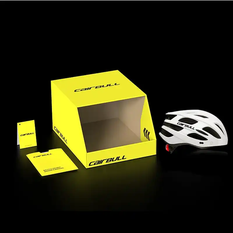 کلاه ایمنی دوچرخه کربول مدل CB26 عینک دار چراغ دار