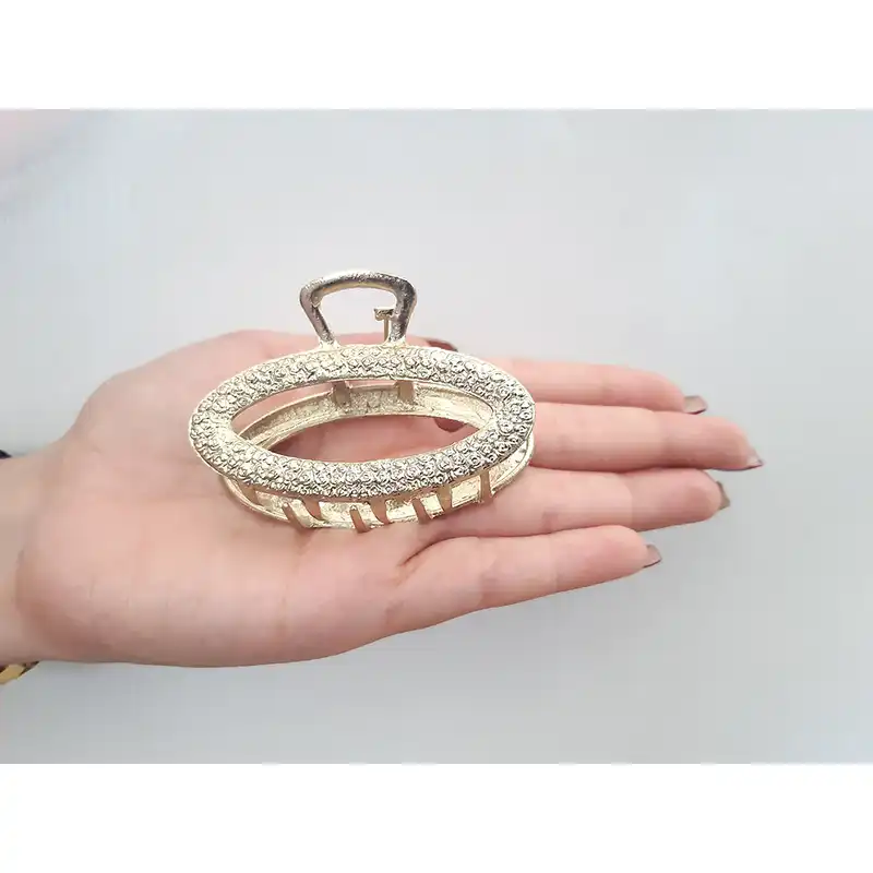 کلیپس مو زنانه مدل بیضی کد hach-042