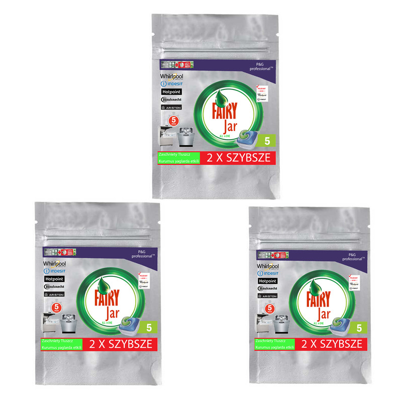  قرص ماشین ظرفشویی  فیری جار مدل P and G مجموعه 3 عددی