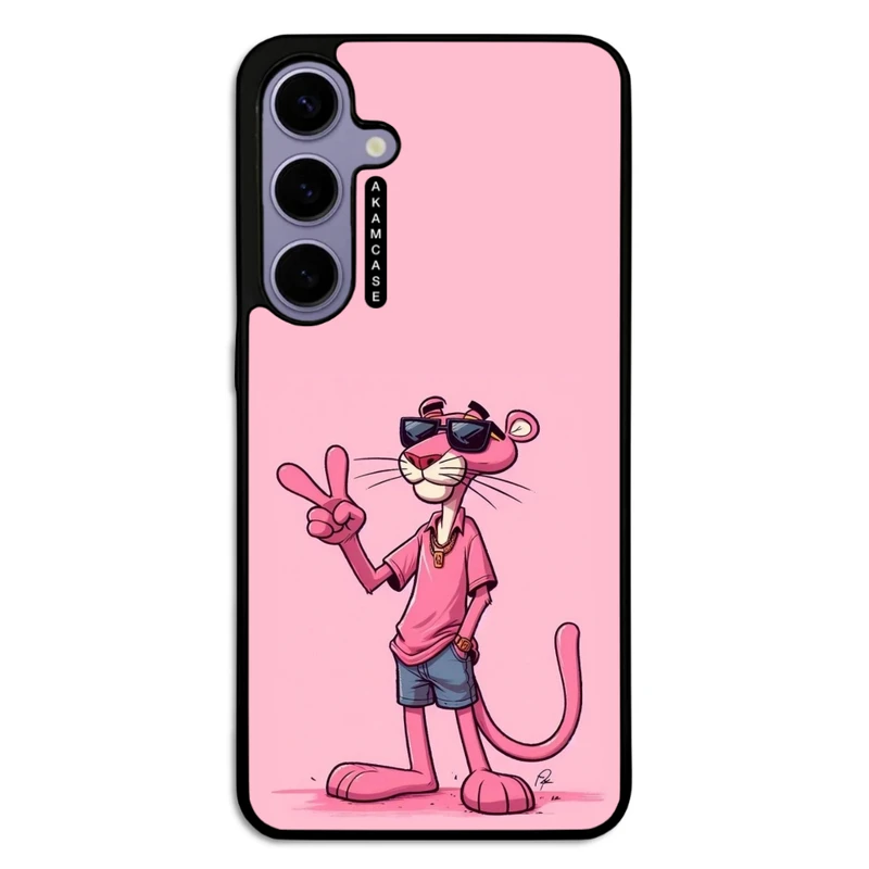 کاور آکام مدل AMC-WSGS24P-PINK PANTHER10 مناسب برای گوشی موبایل سامسونگ Galaxy S24 Plus