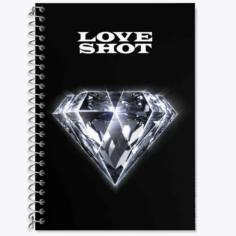 دفتر زبان 50 برگ خندالو مدل سه خط طرح گروه اکسو EXO کد 13644