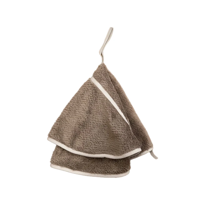 حوله دست و  صورت مدل شنل دکمه ای سایز 50x50 سانتی متر