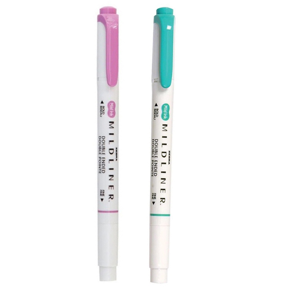 ماژیک علامت گذار زبرا مدل Mildliner کد 78902 بسته 2 عددی