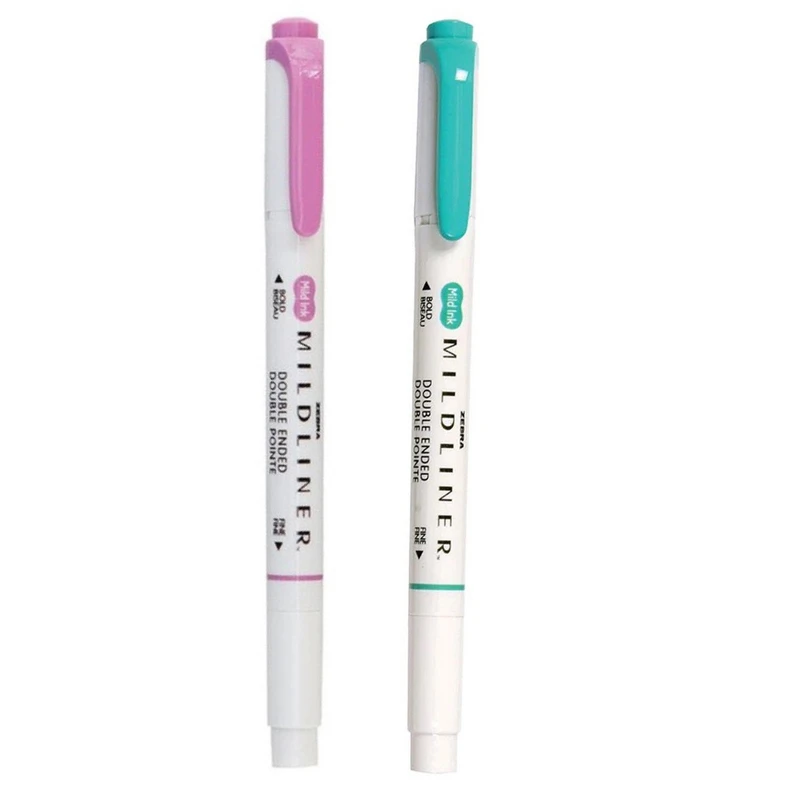  ماژیک علامت گذار زبرا مدل Mildliner کد 78902 بسته 2 عددی