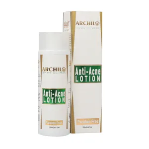 لوسیون ضد جوش صورت و بدن آرچیلو مدل parab مناسب برای پوست های آجوش دار حجم 120 میلی لیتر