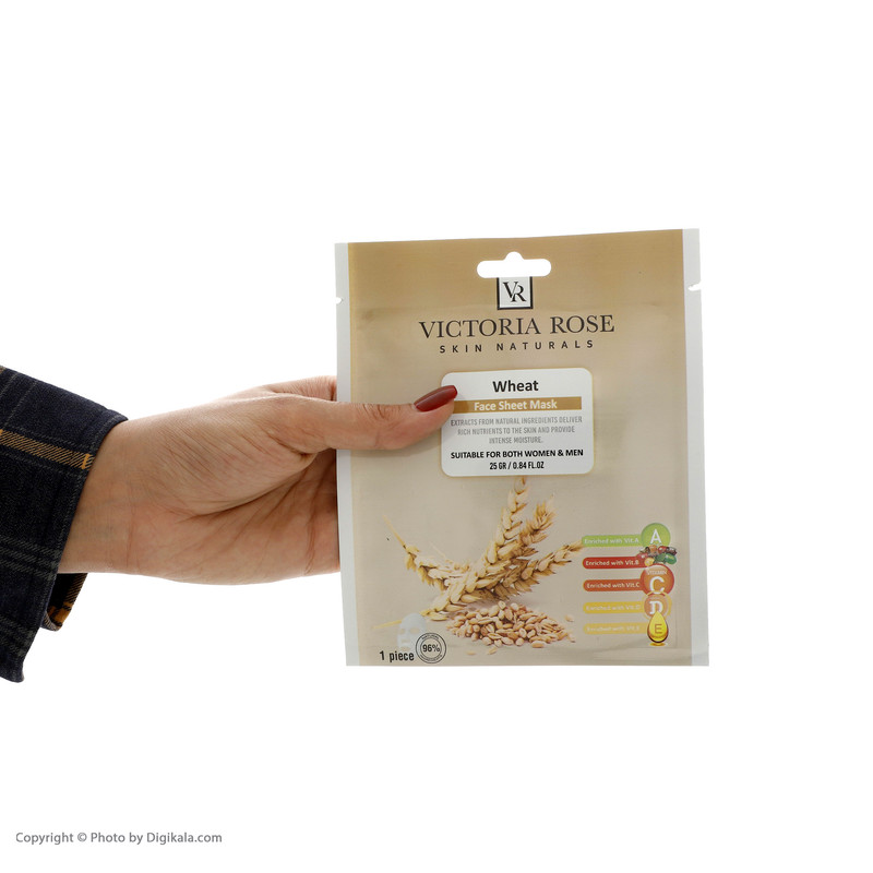 ماسک صورت ویکتوریا رز مدل Wheat حجم 25 میلی لیتر ماسک صورت ویکتوریا رز مدل Wheat حجم 25 میلی لیتر