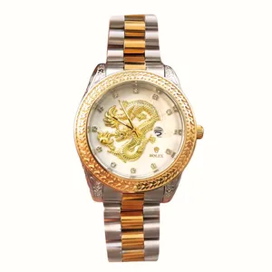 ساعت مچی عقربه‌ای مردانه رولکس مدل دراگون کد Av-SG