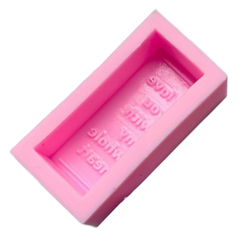 قالب شمع مدل کتیبه عشق