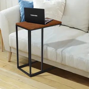 میز عسلی دیزم مدل SI_U100_50_BRN