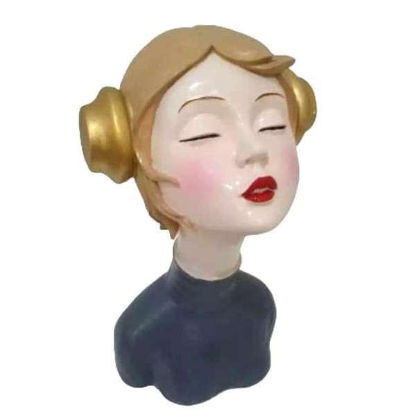 مجسمه مدل دختر هدفون به سر