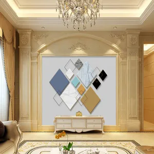 پوستر دیواری سه بعدی مدل لوزی  DVRF1355